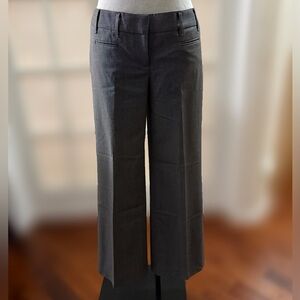 LOFT Textured Wide-Leg Trousers